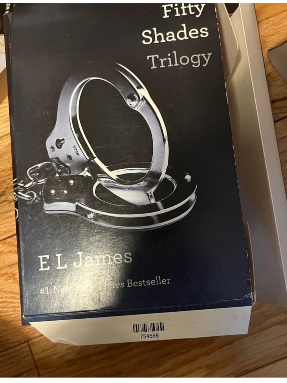 Fifty Shades collection Trilogy by E L James - Black Cover